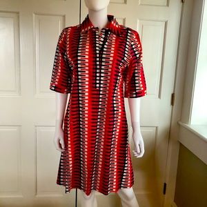 Summer tunic dress with sleeves